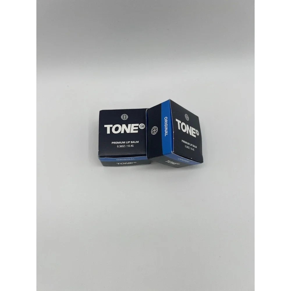 Tone Original Premium Lip Balm 0.36oz 10.4g Hydrating Treatment Lot of 2